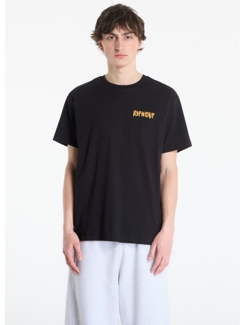 t-shirt ripndip burn tee black wash l