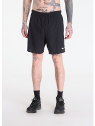 σορτς nike challenger breathe men`s dri-fit 7` 2-in-1 running shorts black/ black/ black/ reflective