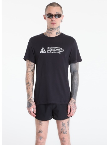 t-shirt nike acg men`s dri-fit trail running t-shirt black s