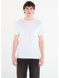 t-shirt calvin klein ss slim stretch cotton crewneck tee bright white xl