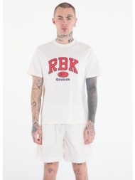 t-shirt reebok collegiate t-shirt vintage chalk s