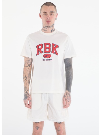 t-shirt reebok collegiate t-shirt vintage chalk s