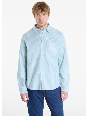 πουκάμισο calvin klein jeans ls yd stripe washed oxford σε προσφορά