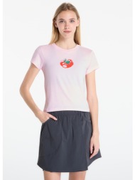 t-shirt nike sportswear chill knit women`s slim cropped t-shirt pink foam xl