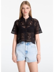 t-shirt allsaints kyra polo tee black m