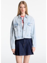 μπουφάν tommy hilfiger denim eve short trucker jacket ls kyle l