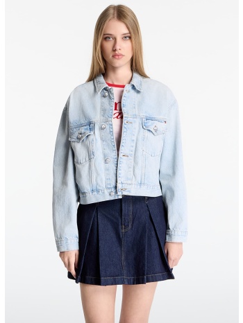 μπουφάν tommy hilfiger denim eve short trucker jacket ls σε προσφορά