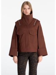 μπουφάν allsaints leighton jacket penny brown m