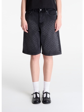 σορτς daily paper laser monogram denim shorts v2 black xl
