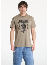 t-shirt horsefeathers full send tech t-shirt taupe m