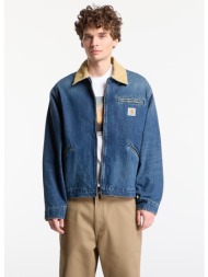 μπουφάν carhartt wip og detroit jacket unisex blue/ dusty h brown xl