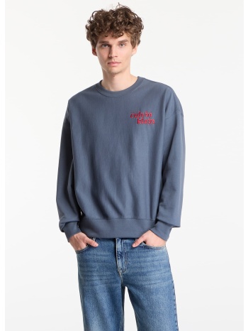 φούτερ calvin klein jeans ls premium terry graphic crewneck
