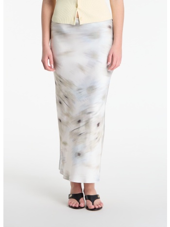 φούστα samsøe samsøe saagneta long skirt botanical green xs