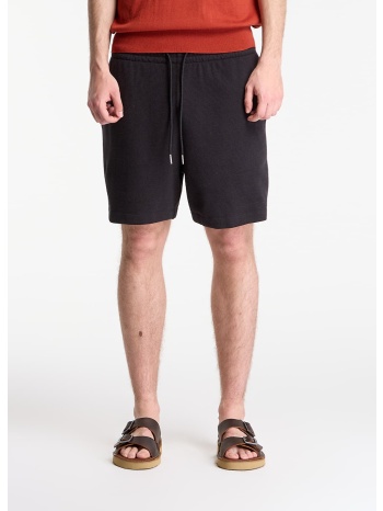 σορτς calvin klein jeans hd cotton waffle short black m