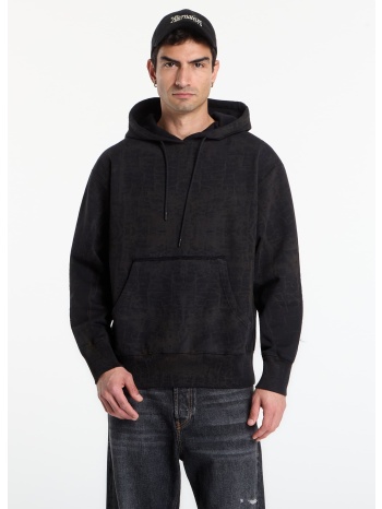 φούτερ études studio relax hoodie options crackled black l