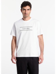 t-shirt calvin klein ss 20s eu spw standard graphic tee bright white l