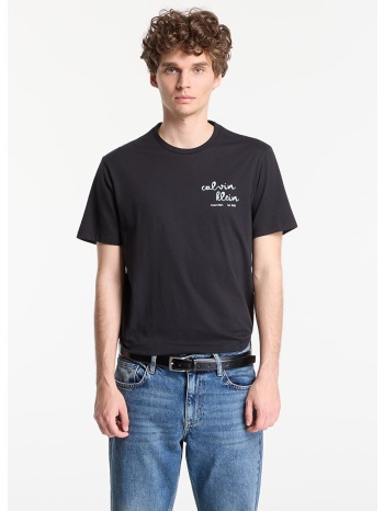 t-shirt calvin klein jeans ss 30s eu ck trvl lines seasonal