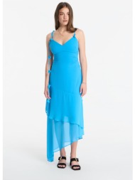 φόρεμα guess sl stefani dress hydra blue 6