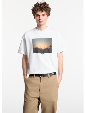 t-shirt carhartt wip s/s warm views t-shirt unisex white m