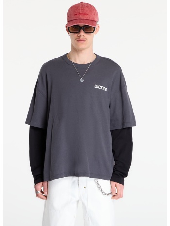 t-shirt dickies payson 2in1 tee black l σε προσφορά