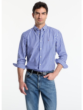 πουκάμισο tommy hilfiger flex poplin seasonal stripe shirt σε προσφορά