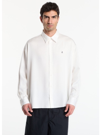 πουκάμισο études studio oversized shirt é white 52