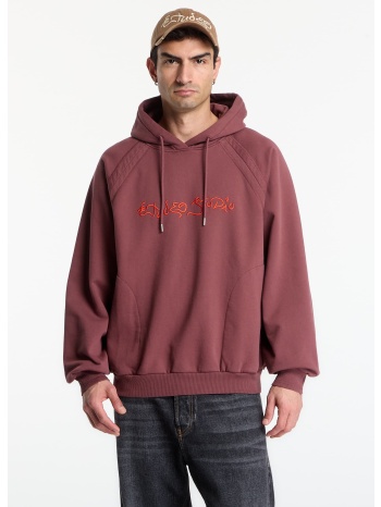 φούτερ études studio oversize hoodie dream dark red l