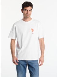 t-shirt urbanc classics orange sip oversize tee white xl