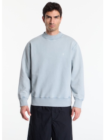 φούτερ études studio relax crew é blue gray l