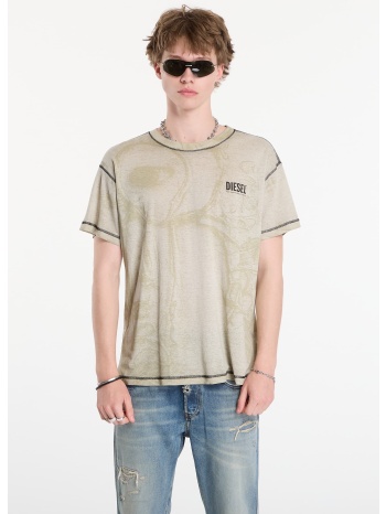 t-shirt diesel t-norm-v15 t-shirt light grey xl
