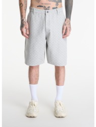 σορτς daily paper washed monogram woven shorts grey xl