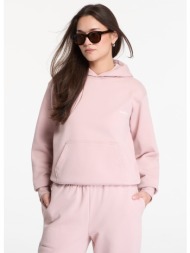 φούτερ queens women`s sweats essential hoodie dust pink s