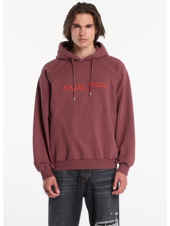 φούτερ études studio oversize hoodie dream dark red l