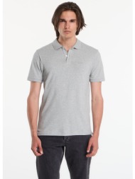 t-shirt gap f-logo pk polo grey l
