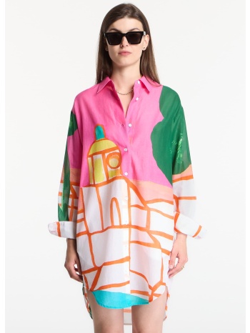 φόρεμα michael kors x christina zimpel st tropez shirt