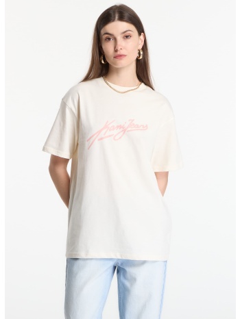 t-shirt karl kani kani jeans oversized t-shirt white l σε προσφορά