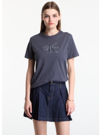 t-shirt calvin klein jeans ss baby terry hero monologo tee