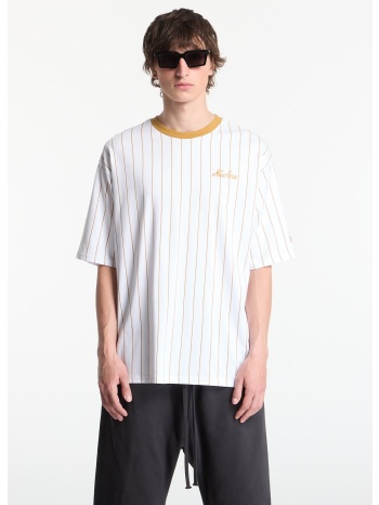 t-shirt new era pinstripe os tee unisex optic white/ doc l