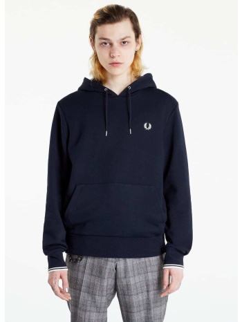 φούτερ fred perry tipped hooded sweatshirt navy l