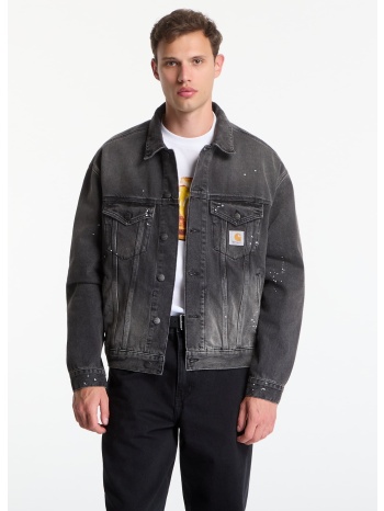 μπουφάν carhartt wip helston jacket unisex black destroy