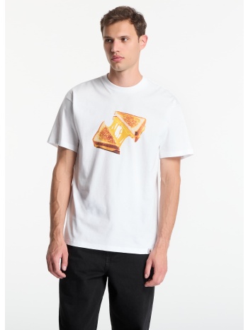 t-shirt carhartt wip s/s cheese toast t-shirt unisex white m