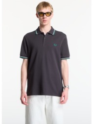t-shirt fred perry twin tipped fred perry shirt anchor grey s