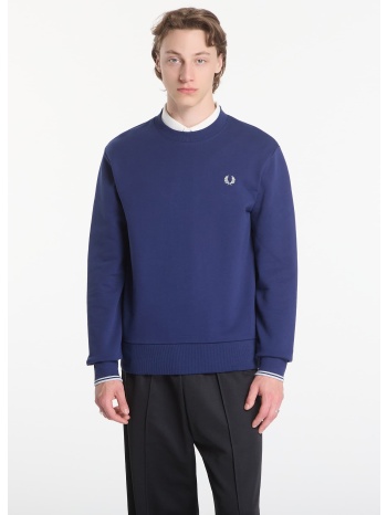 φούτερ fred perry crew neck sweatshirt blue xl