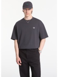 t-shirt fred perry back print lrl wreath t-shirt black s