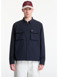 μπουφάν fred perry ripstop pocket overshirt navy l