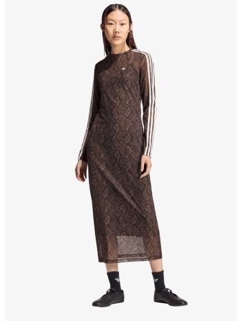 φόρεμα adidas snake print maxi dress earth strata/ aurora