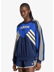 φούτερ adidas graphic crew bold blue/ night indigo xs