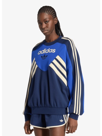 φούτερ adidas graphic crew bold blue/ night indigo xs