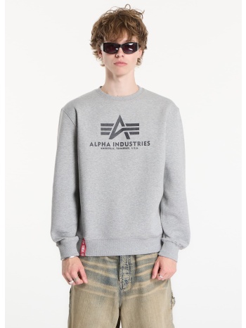 φούτερ alpha industries basic sweater melange šedá l