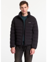 μπουφάν calvin klein ls classic ltwt nylon puffer jacket black l